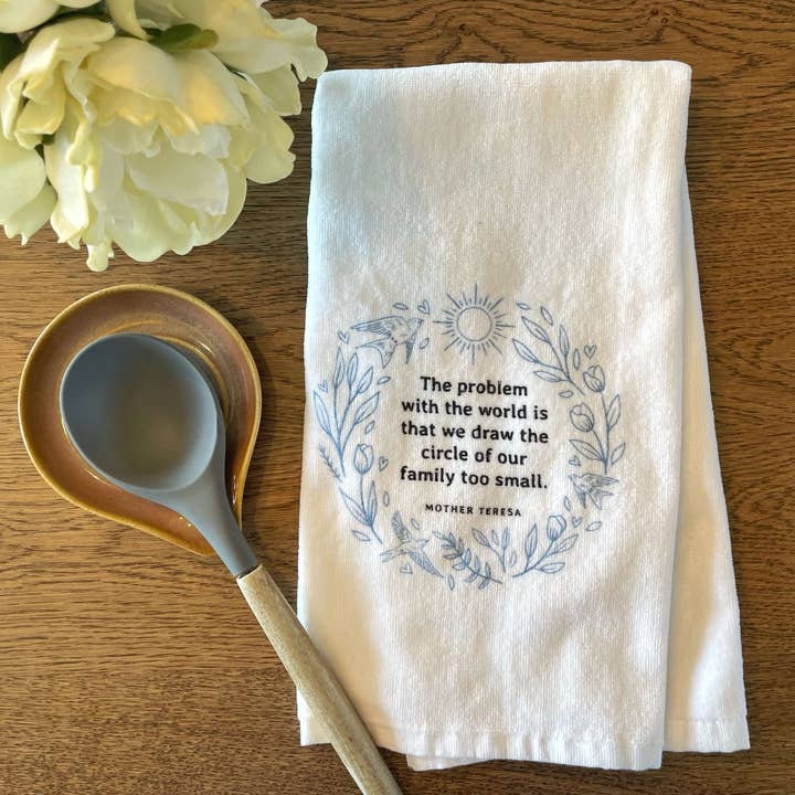 St Teresa of Calcutta Terry Towel for wholesale by Brick House in the City