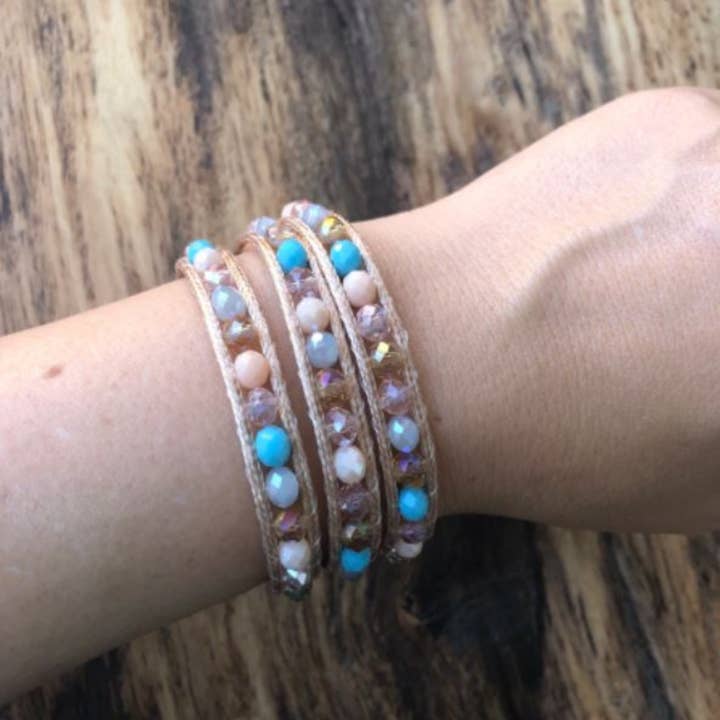 Bracelets enroulés faits à la main - Bracelet enroulé multicolore pour la vente par SoulTika