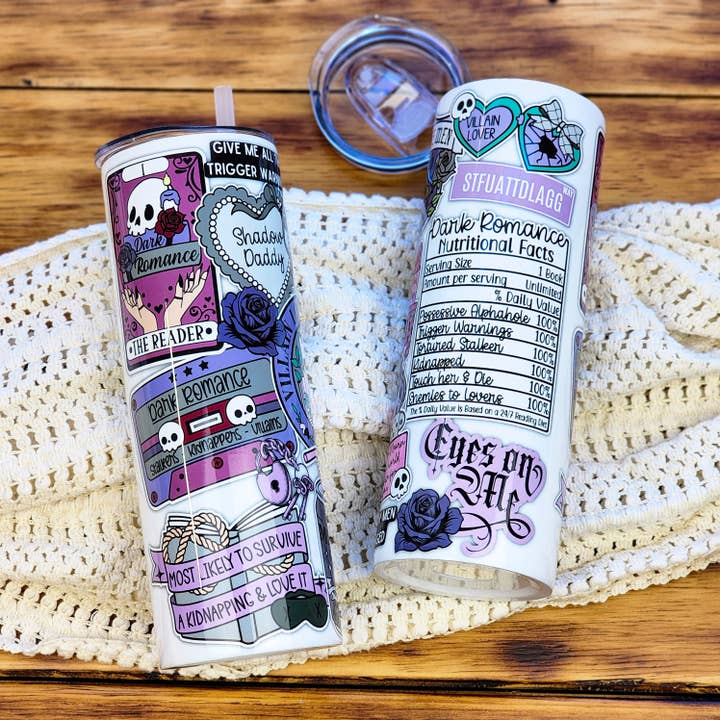 Tumbler - Dark Romance for wholesale by Be Kind Booktique