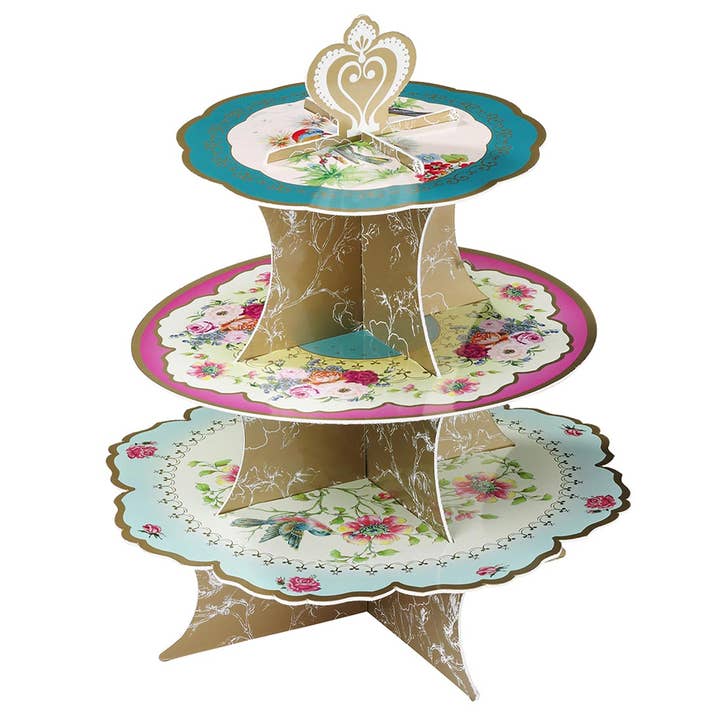 Talking Tables USA - Wholesale Cake Stand - 3 Tier Cake Stand | Tea Party |3