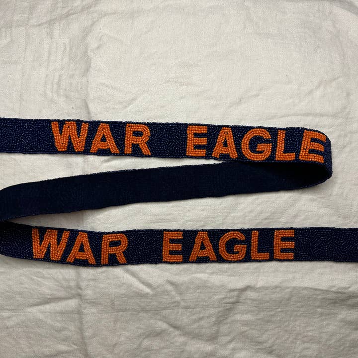 Tatter'd Royals - Wholesale Purse/Bag Accessory - Women's - Auburn War Eagle Beaded Purse Strap