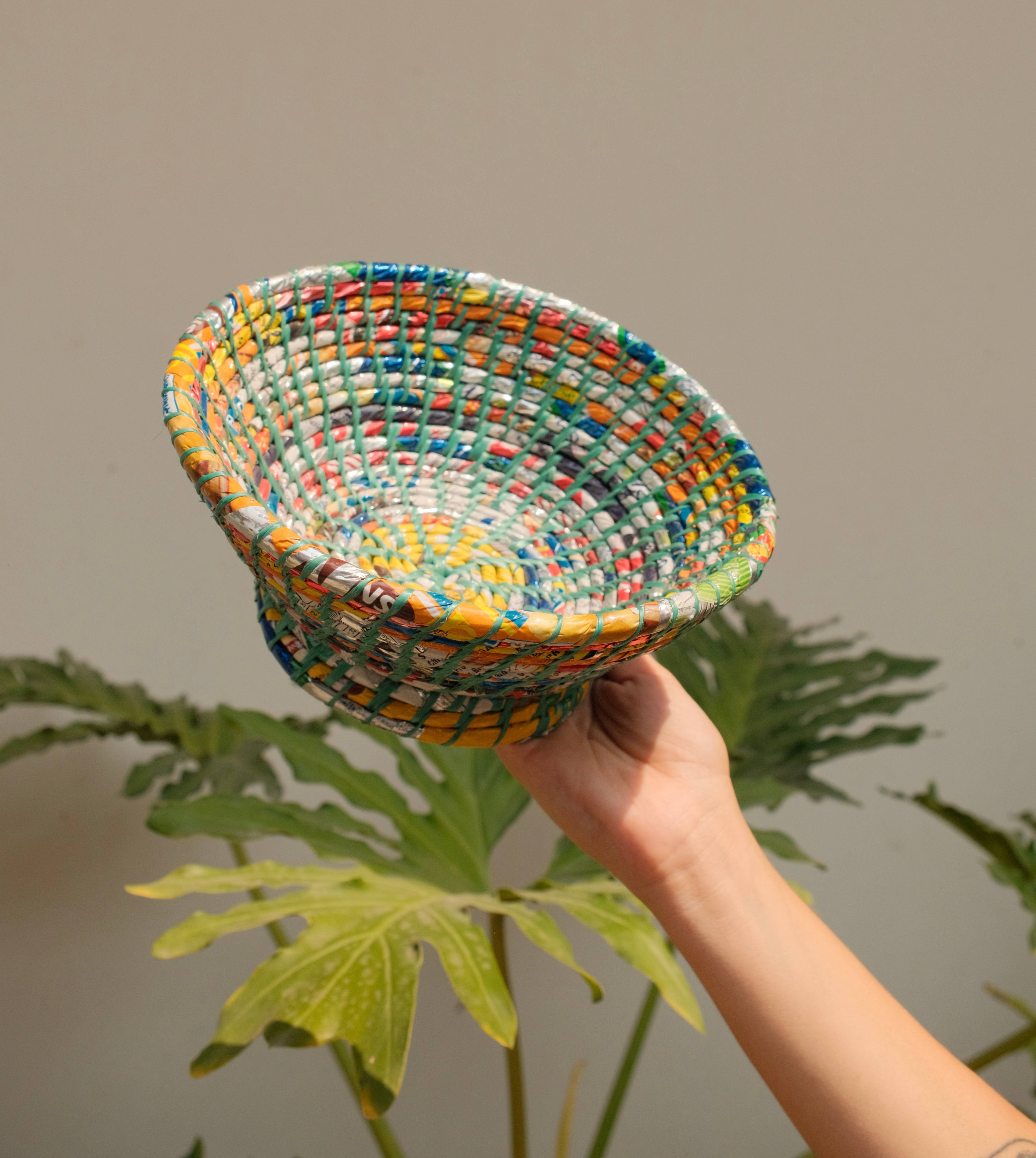 Local Women’s Handicrafts - Wholesale Basket - Recycled Plastic Baskets2