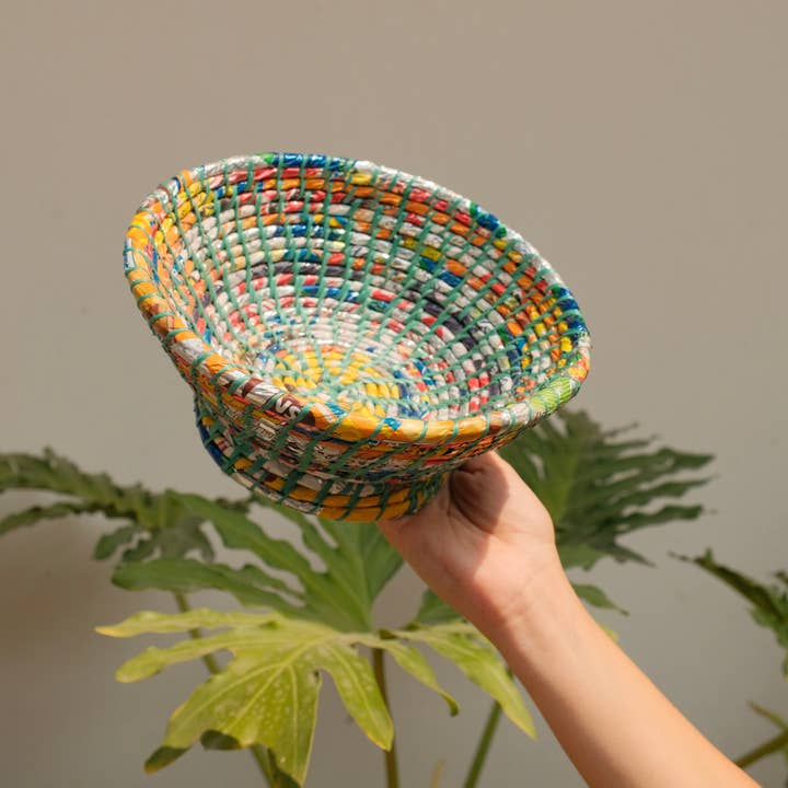 Local Women’s Handicrafts - Wholesale Basket - Recycled Plastic Baskets2