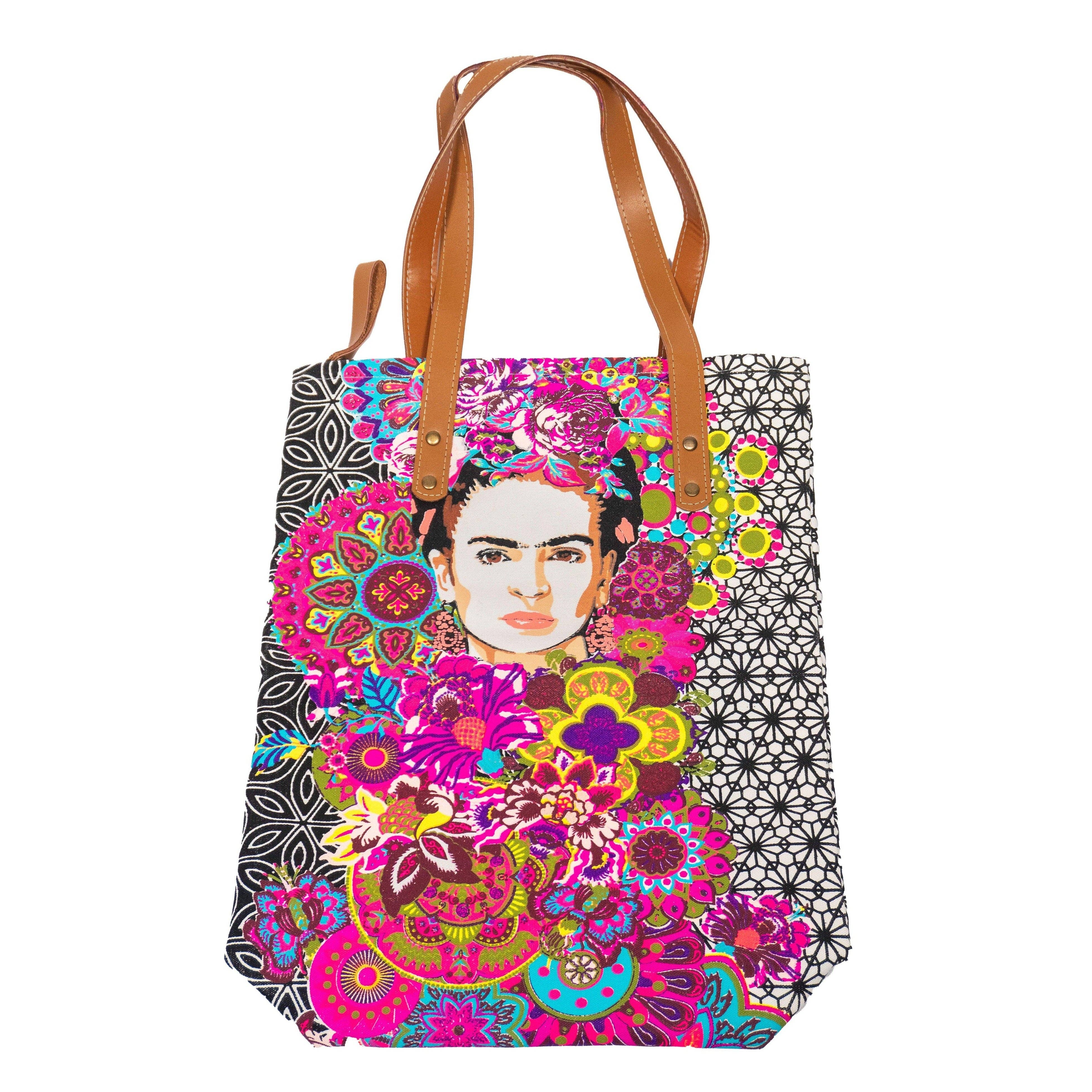 Lumily - Wholesale Tote Bag - Women's - Frida Kahlo Printed Tote Bag with Zipper - Thailand7
