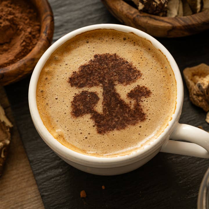 Milestone Coffee - Vendita all'ingrosso Caffè in grani - Caffè Premium "Mushroom Powerhouse" - 12oz - Criniera di Leone Biologica, Chaga Biologico0