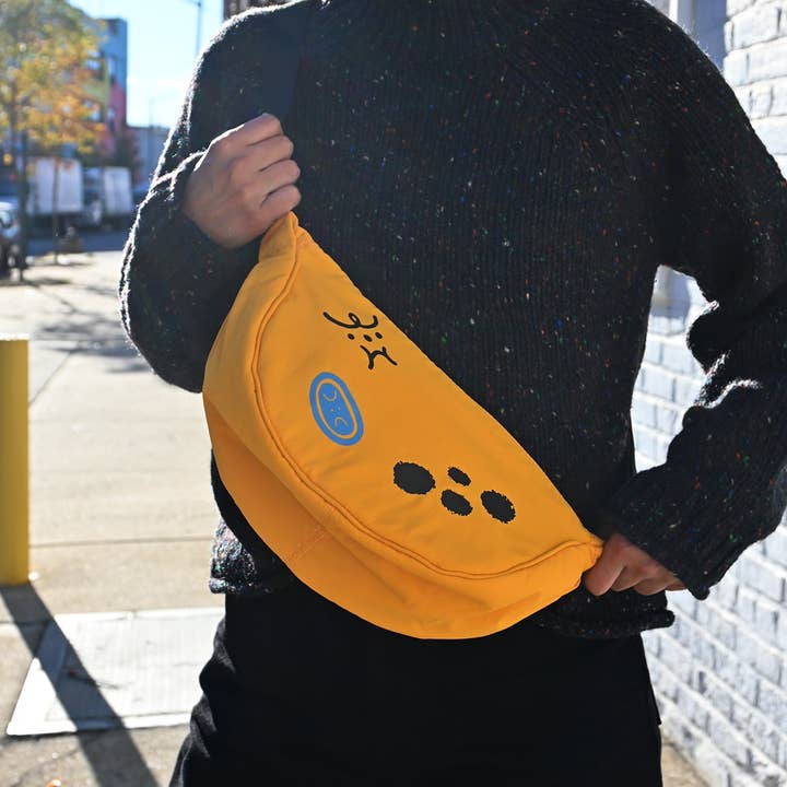 Natali Koromoto – Mala de tiracolo – Unissexo por atacado – Mala "Bad-nana" Crescent12