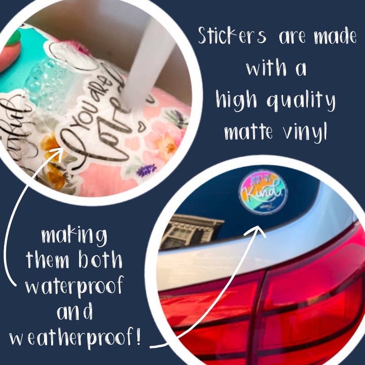 Positively North Carolina - Wholesale Sticker - North Carolina Minimalist Heart Vinyl Sticker7