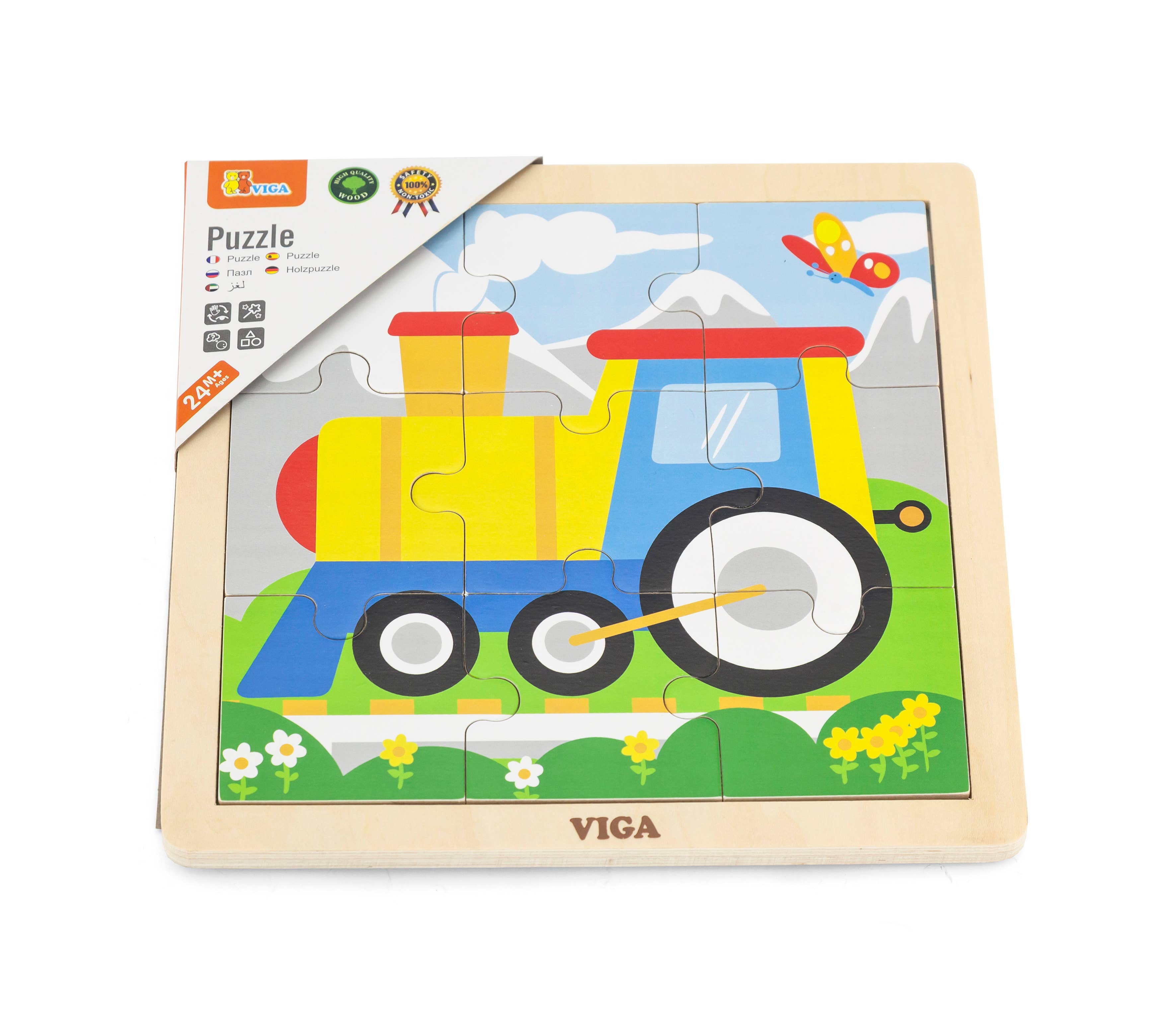 Trade Toys Limited – Puzzle - Crianças por atacado – Puzzles Viga 9 Pc - Diversos1