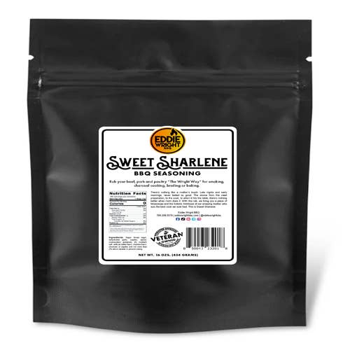 Sweet Sharlene BBQ Seasoning zak van 2 pond voor wholesale door Eddie Wright BBQ