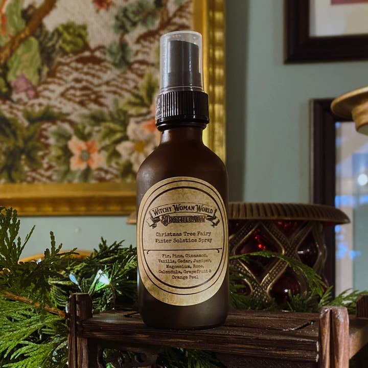 Witchy Woman World Apothecary - Wholesale Room & Linen Spray - Christmas Tree Fairy, Winter Solstice Spray0