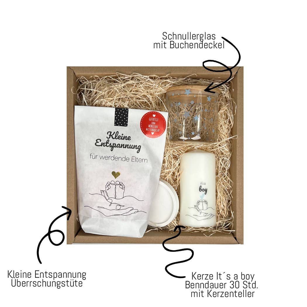 Wunderle GmbH - Wholesale New Mom Gift Box/Set - Gift box for the birth of a boy3
