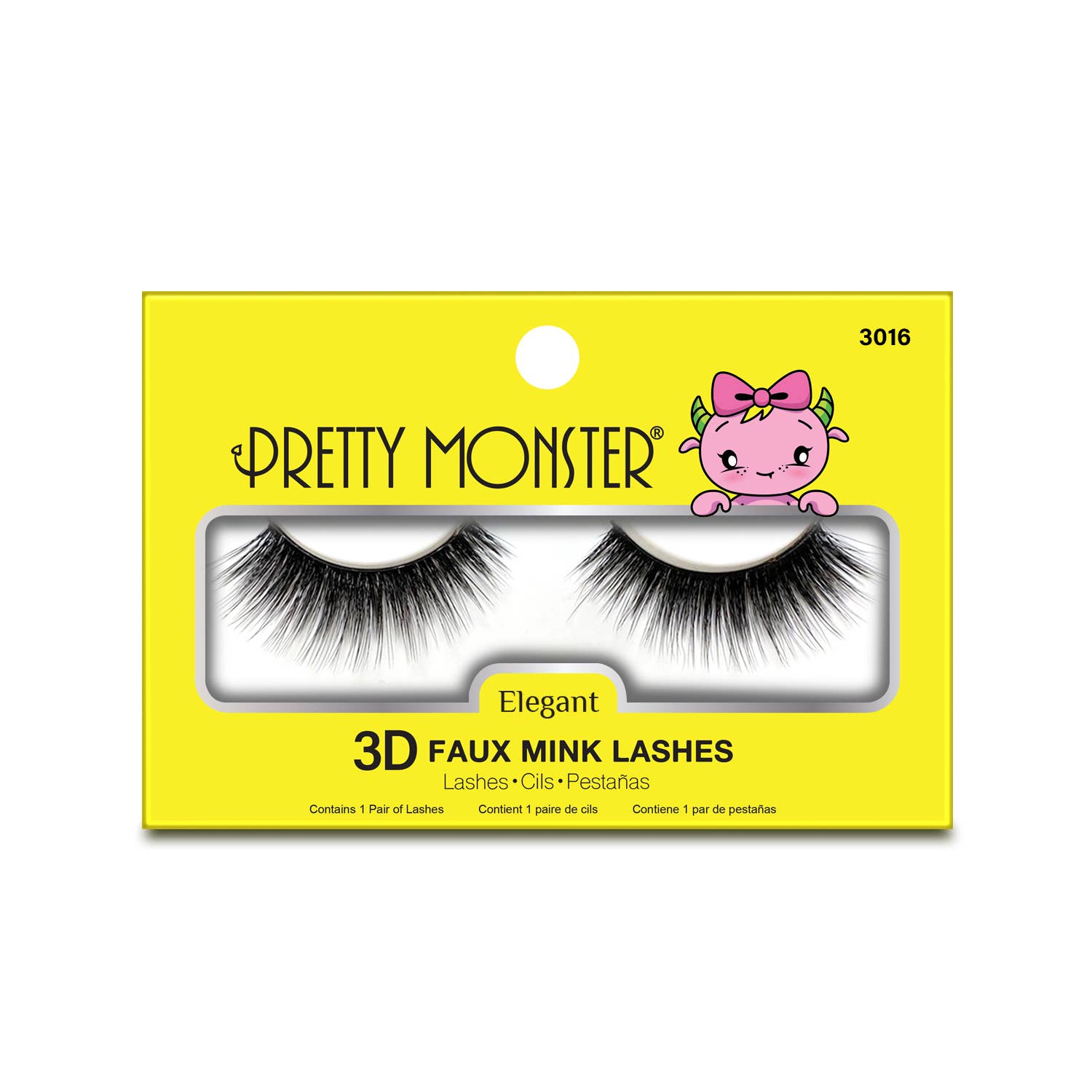 Rude Cosmetics – wholesale False/fake eyelashes – Pretty Monster Lashes Tabletop Display Set B, 108 pcs18