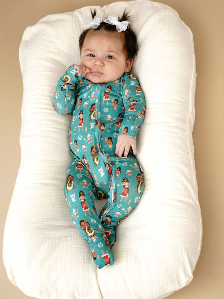Ellie Sue - Wholesale Jumpsuit - Baby - Island Vibes Zipper Romper