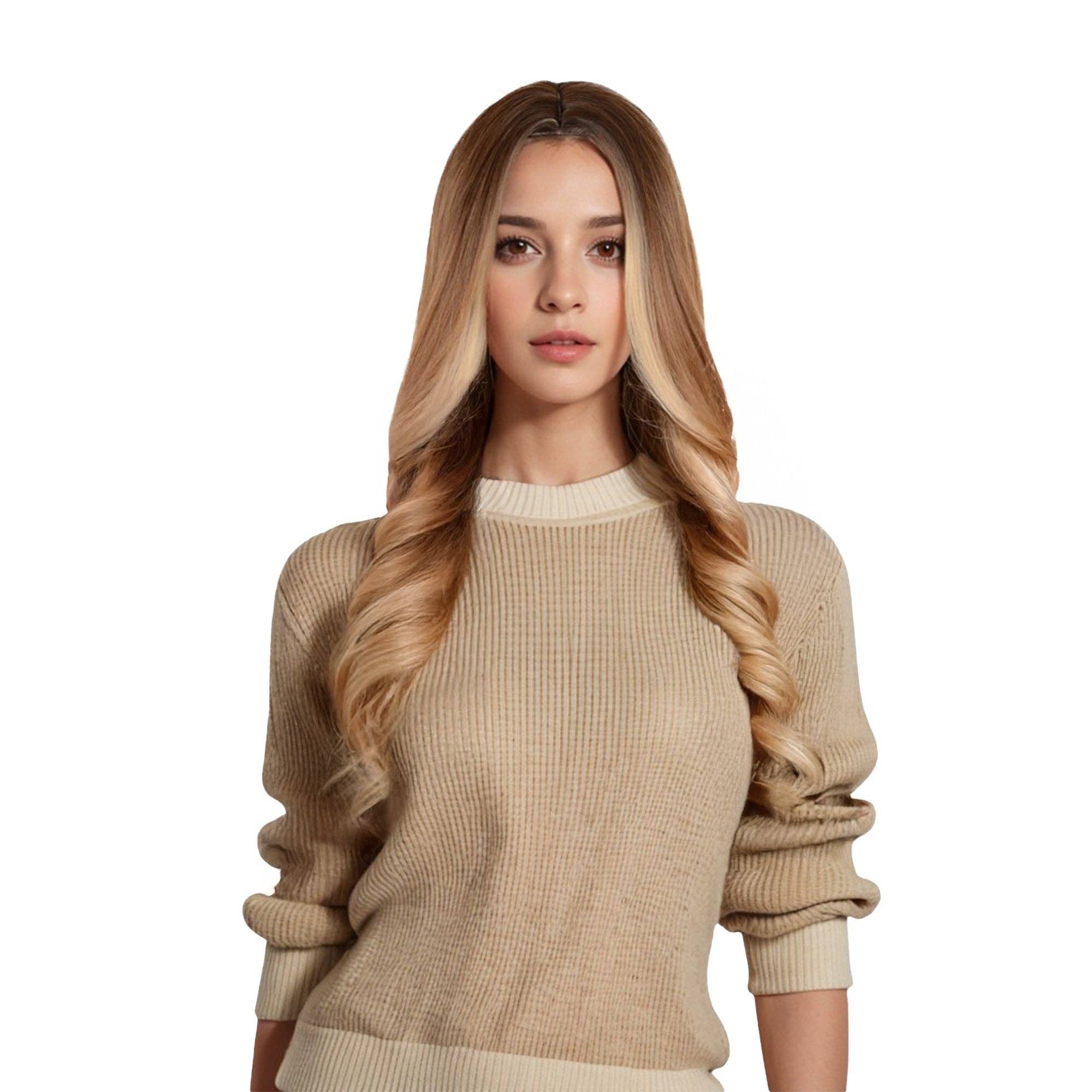 AK Brand - Wholesale Wig/Hair Piece - Long Wavy Wig Middle Part Synthetic Daily Use6