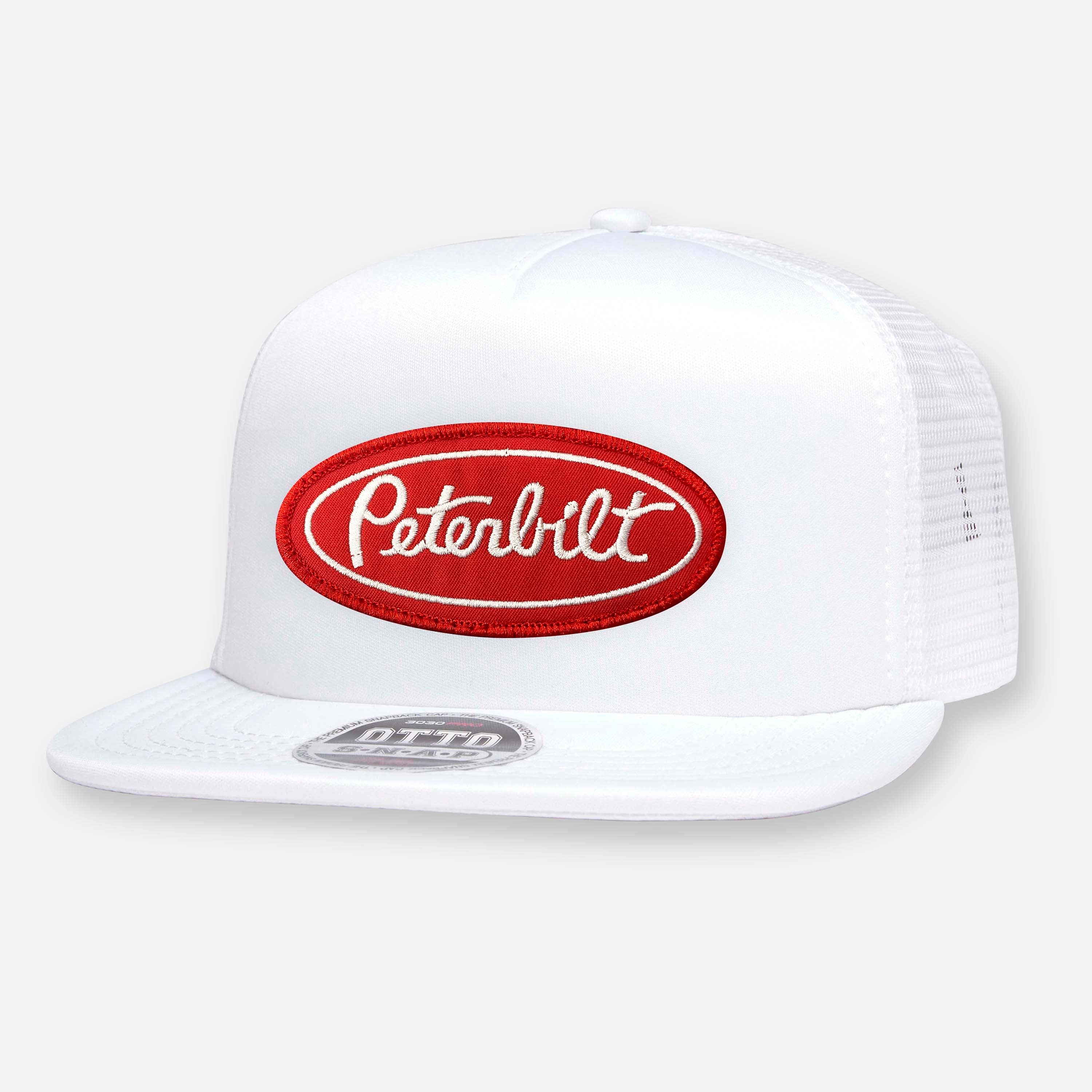 Webig Moto Company - Wholesale Trucker Hat - Men's - PETERBILT FLAT BILL PATCH HAT2