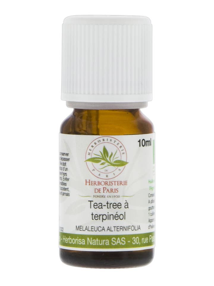 OLIO ESSENZIALE DI TERPINEOLO DELL'ALBERO DEL TÈ BIOLOGICO 10ML per la vendita all'ingrosso da parte di L'HERBORISTERIE DE PARIS