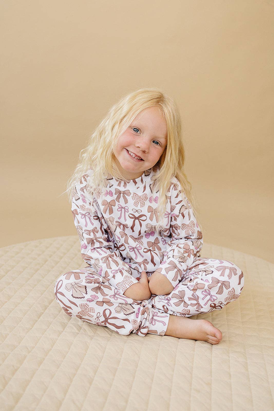 Lucky Panda Kids - Wholesale Top & Pant Set - Kids - Jogger Set | Mocha Bows12