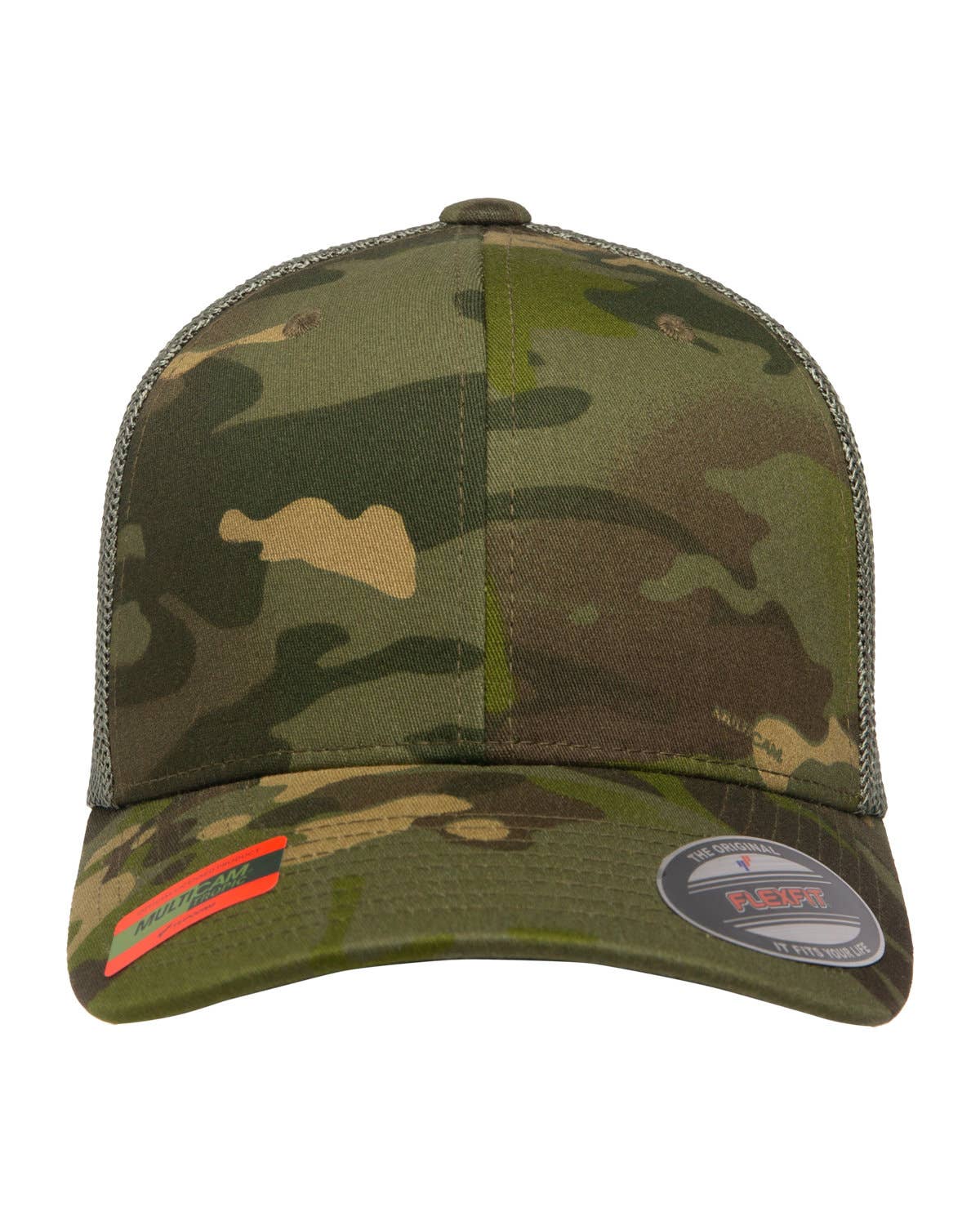 Total Apparel - Wholesale Trucker Hat - Unisex - Yupoong 6511MC - Adult Flexfit Multicam Trucker Mesh Cap6