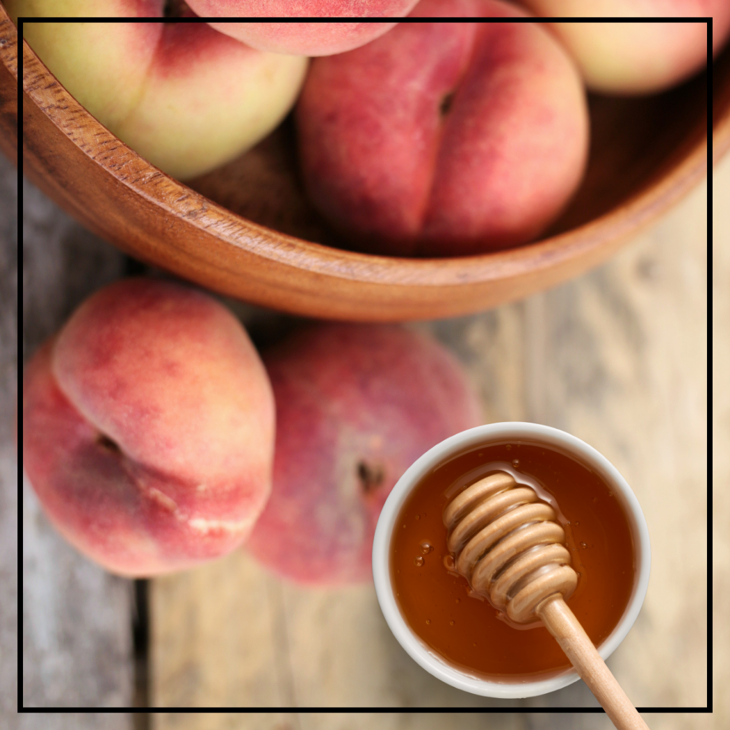 Huckle Bee Farms LLC - Wholesale Honey - Peach Infused Raw Honey2