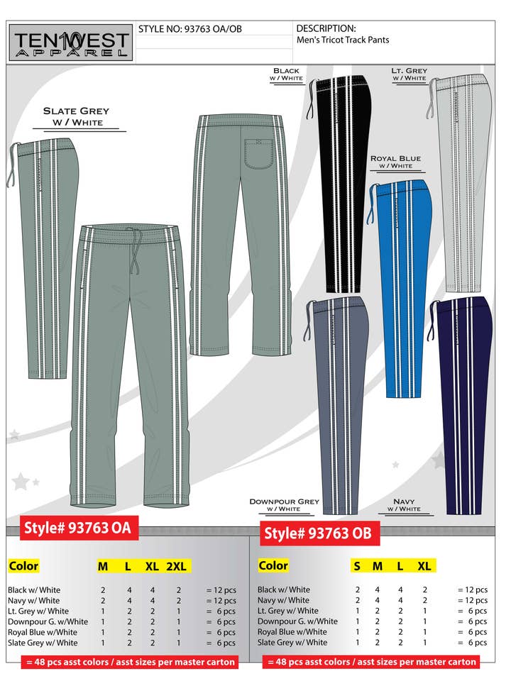 937630B per la vendita all'ingrosso da parte di Ten West Apparel