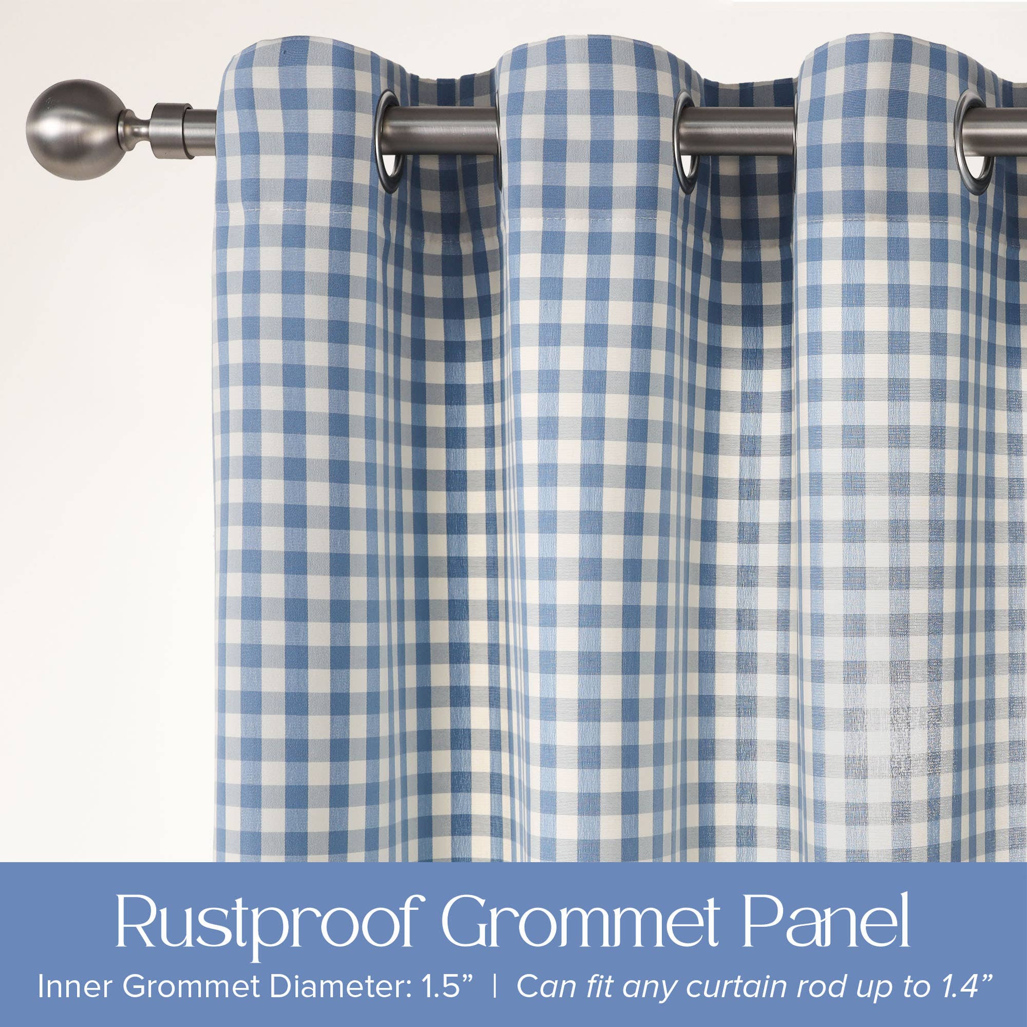 Awesome Home – wholesale Curtain – Checkerboard Outdoor Curtain UV Protected Single Panel9