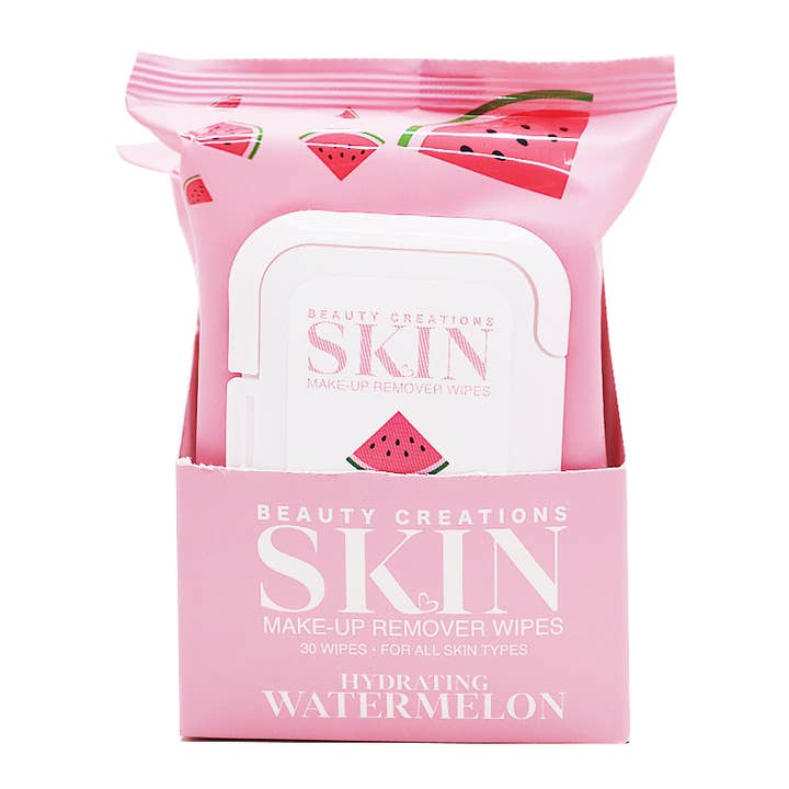 PINEAPPLE Beauty - Wholesale Makeup Remover - Beauty Creations SKW-01 Makeup Remover Wipes Watermelon - 6