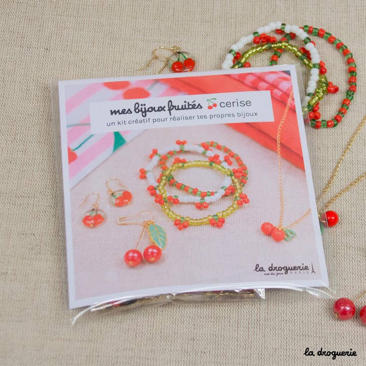 Schmuckset „Meine fruchtigen Schmuckstücke“ – Kirsche für den Großhandel von LA DROGUERIE