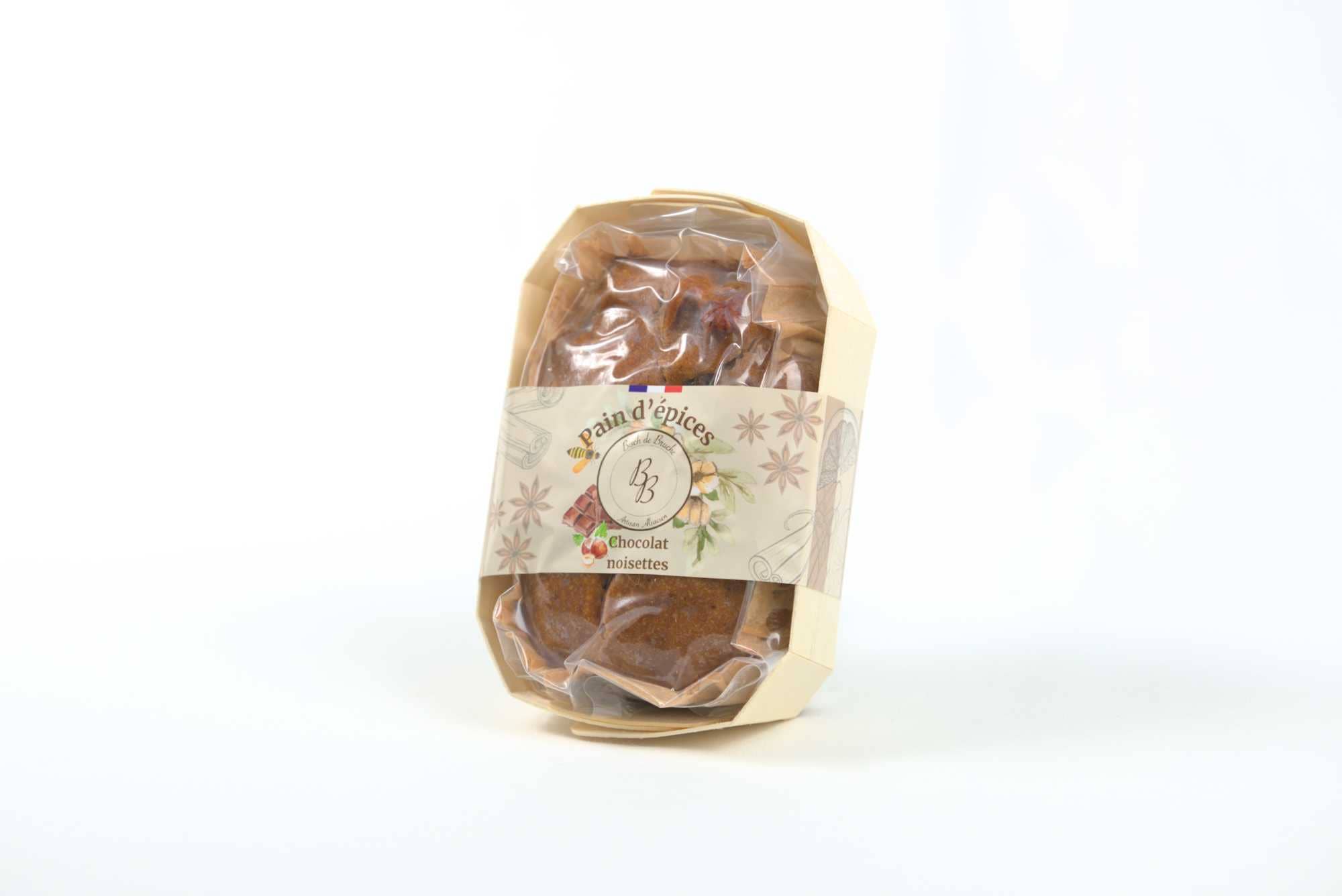 Bisch de Bruche - Wholesale Cake - Hazelnut Chocolate Gingerbread (100% Flower Honey) 500g0