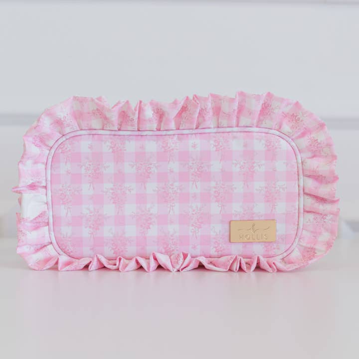Hollis - Wholesale Pouch - Women's - Ruffled Nylon Medium Pouch