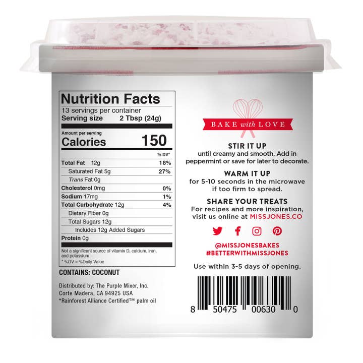 Miss Jones Baking Co. - Wholesale Cake Mix - Limited Edition Peppermint Frosting3