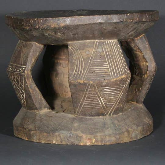 Large heavy common stool for wholesale by The Niger Bend