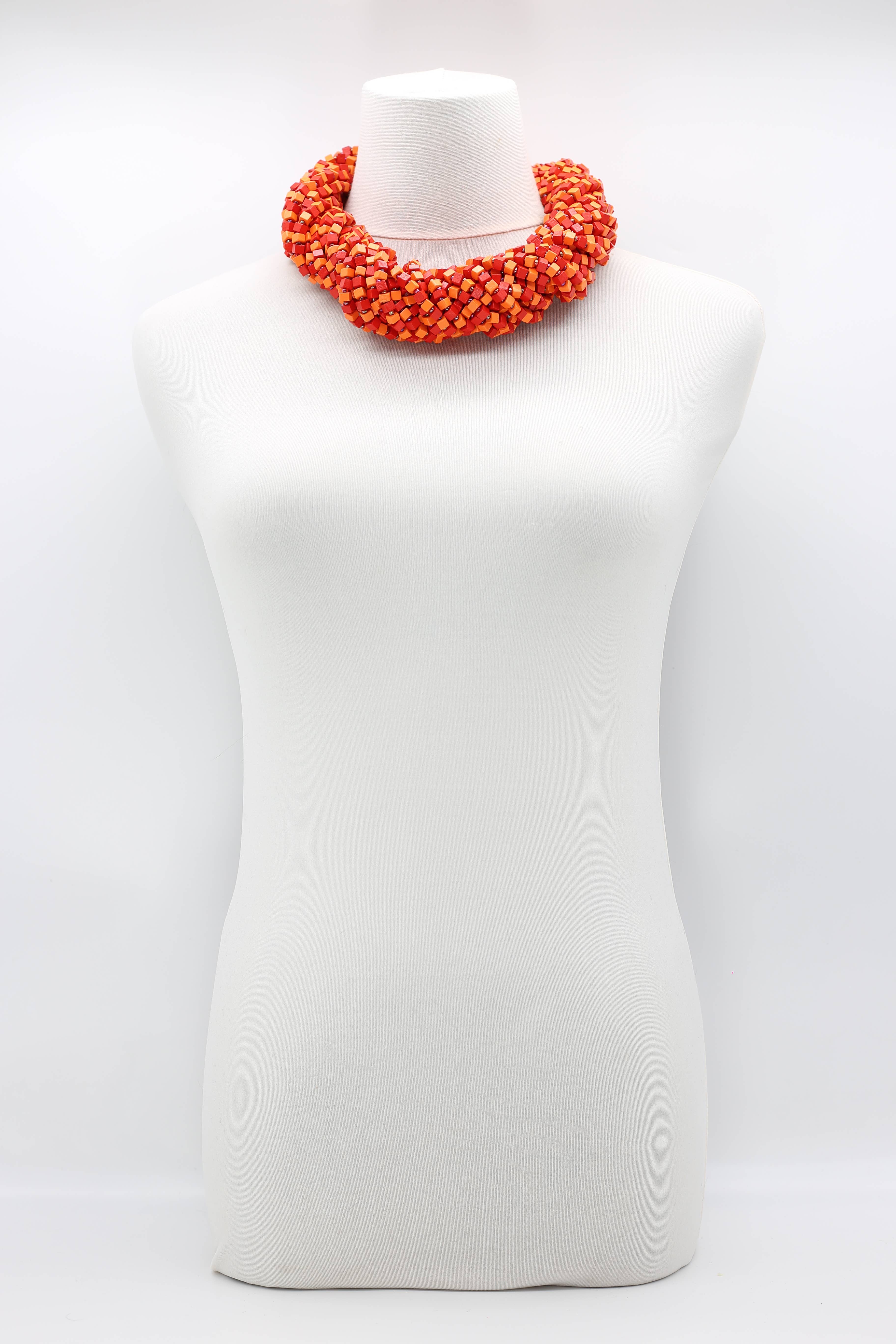 Jianhui London – Engroshandel Perlehalskæde – Den næste Pashmina halskæde Træperler - Mosaic Art88