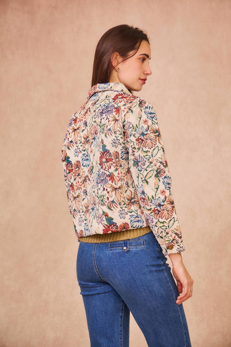 Beige Veste VINCENNES – Tapisserie d'élégance et de style en vente sur Faire3