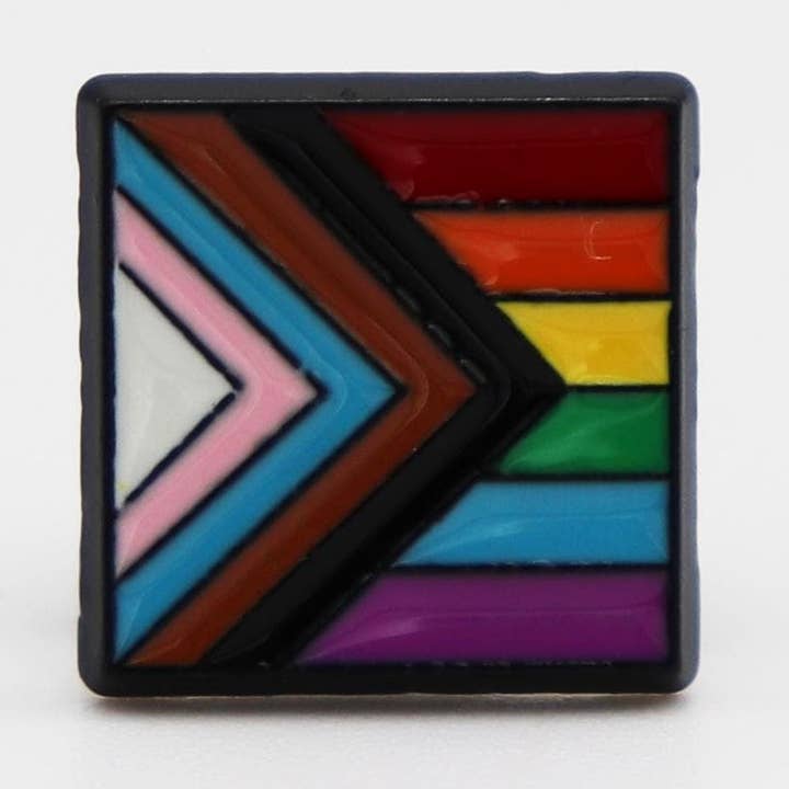 Pride Progress - Mini Emaille Pin voor wholesale door Merchbaendchen