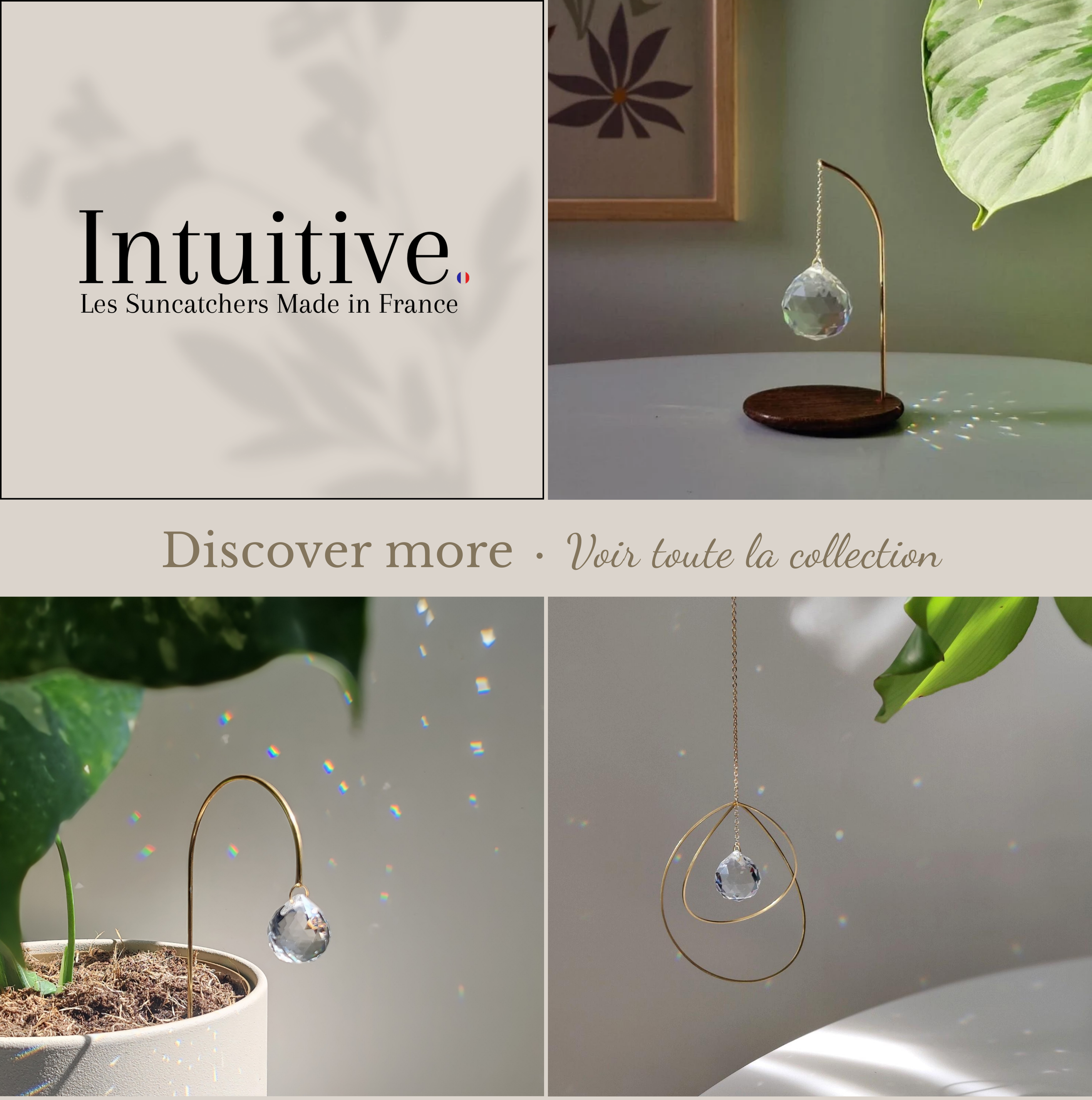 Atelier Intuitive - Wholesale Suncatcher - CONSTELLATION • Brass & glass crystal suncatcher5