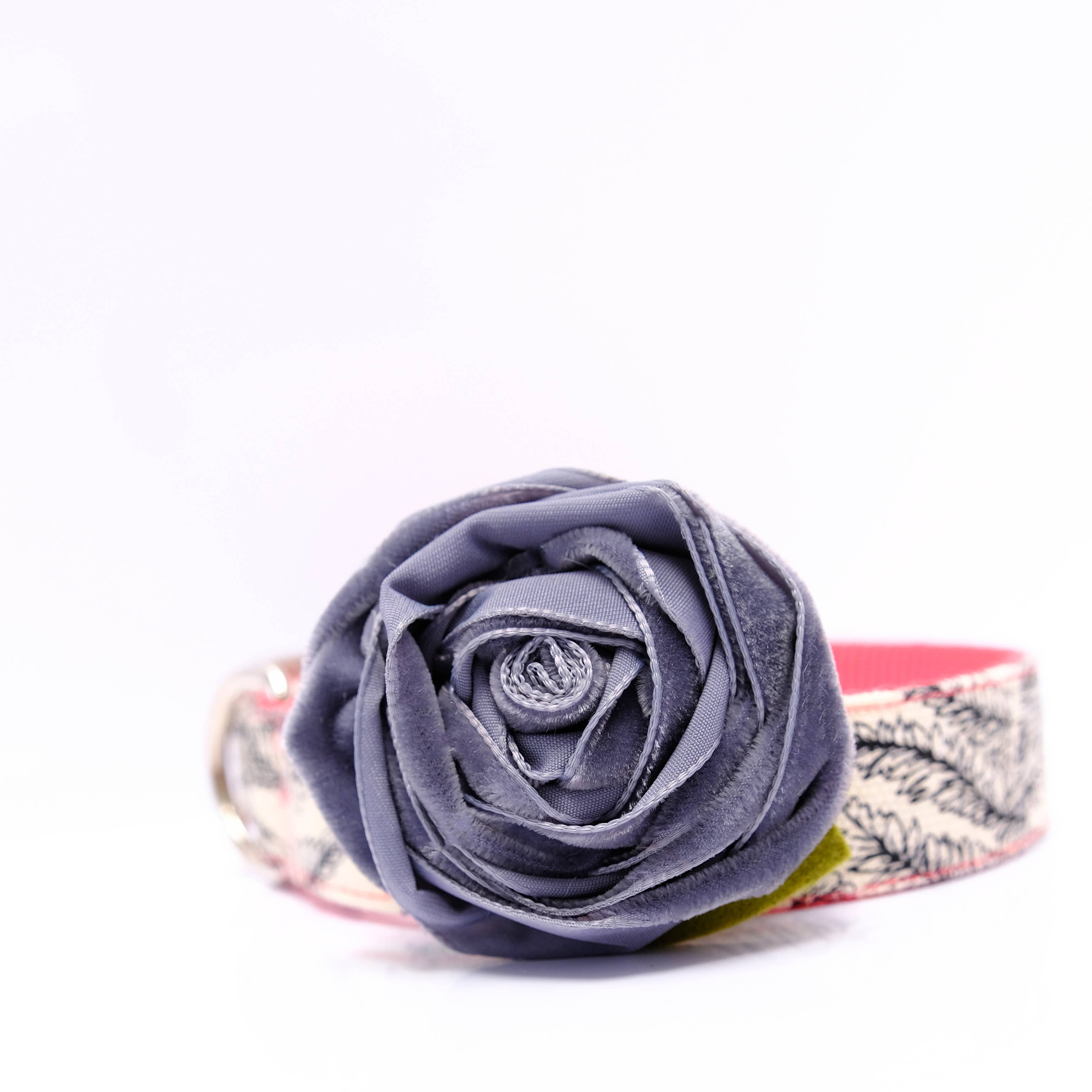 Mimi Green - Wholesale Pet Collar - Dog - Velvet Rose Dog Collar Flower Accessory – 32 Colors!13
