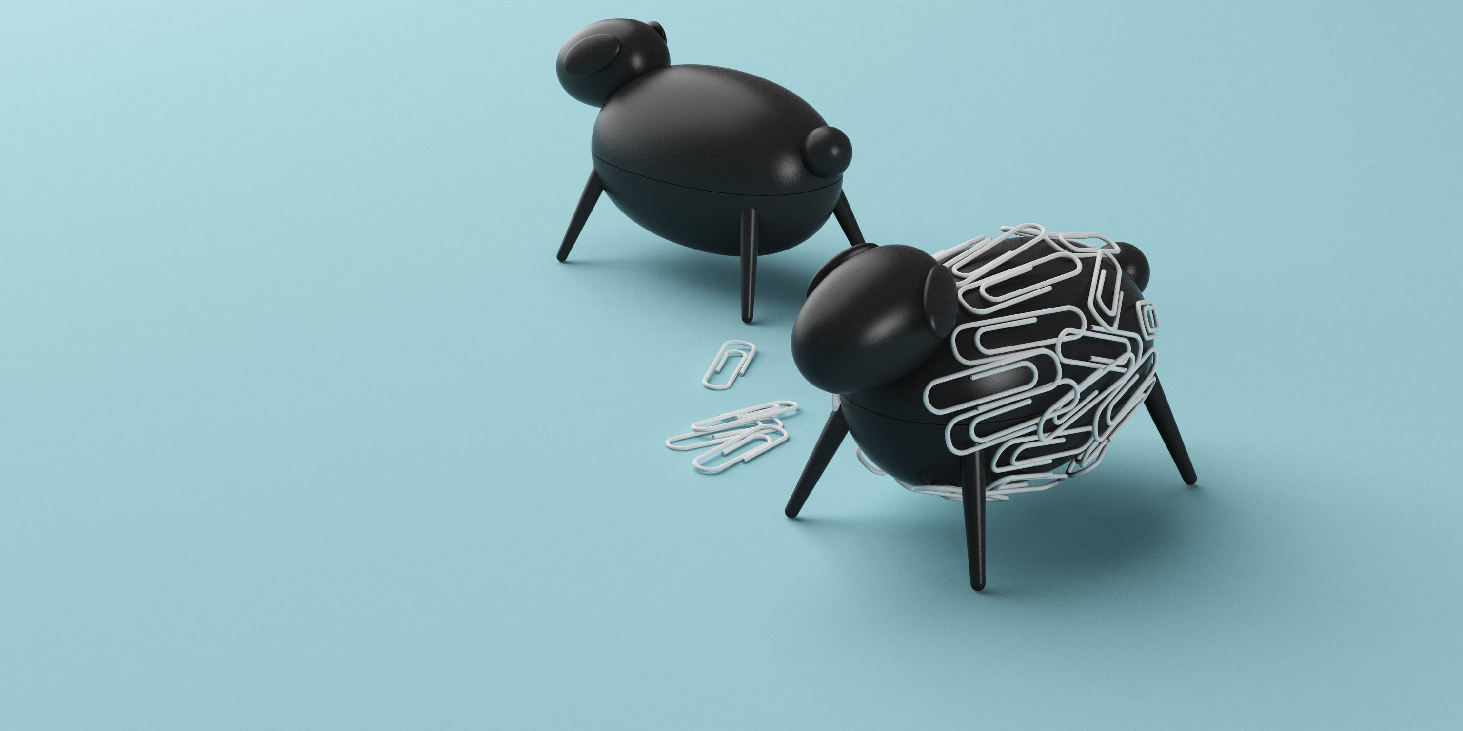 Allocacoc DesignNest - Venta al por mayor Clips - Soporte magnético Sheepi para sujetapapeles5