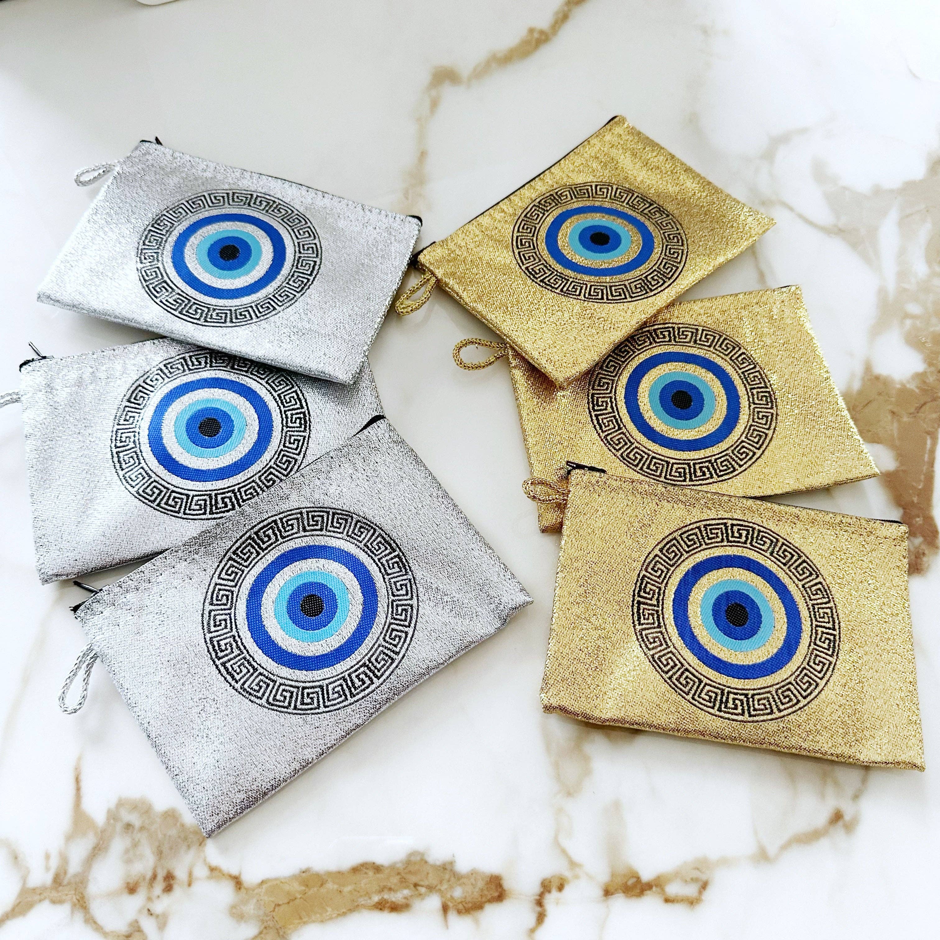 Evileyefavor - Wholesale Coin Purse - Women's - Handmade Evil Eye Purse, Gold Evil Eye Coin Pouch1