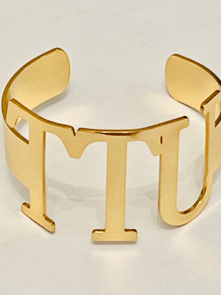 Texas Tech TTU Cuff Bracelet Red Raiders Gameday Sizeable for wholesale by Steele Sloan Designs