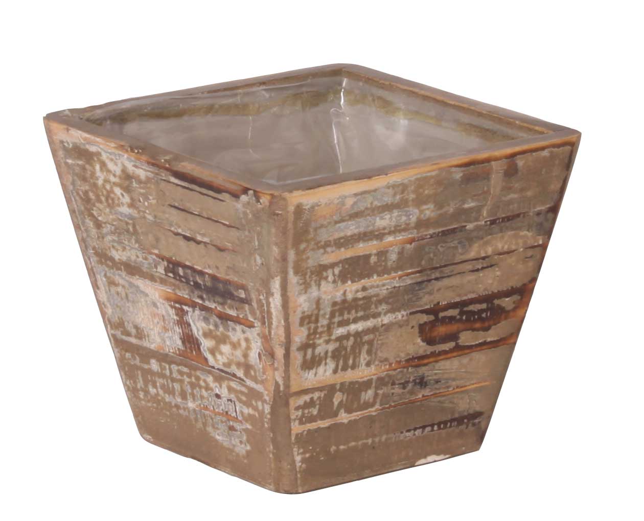 Braun – Engroshandel Plantekasse – Lav firkantet boks0