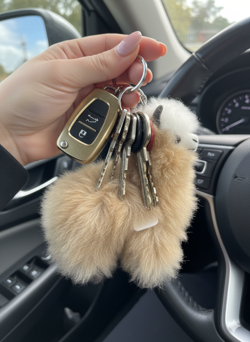 Zoe Artcrafts Corp. – wholesale Keychain – Unisex – Alpaca Keychain Llama Stuffed Animal Handmade Accesories12