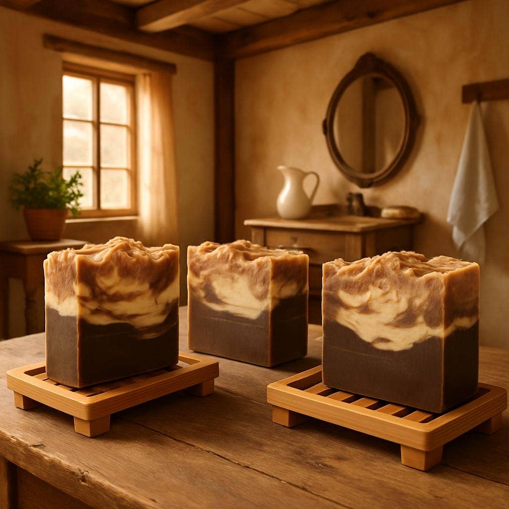 Priscila Leen Arts at Florida Soap Candle - Wholesale Zeepblok - Cappuccino zeepblok, koud proces, natuurlijk veganistisch3