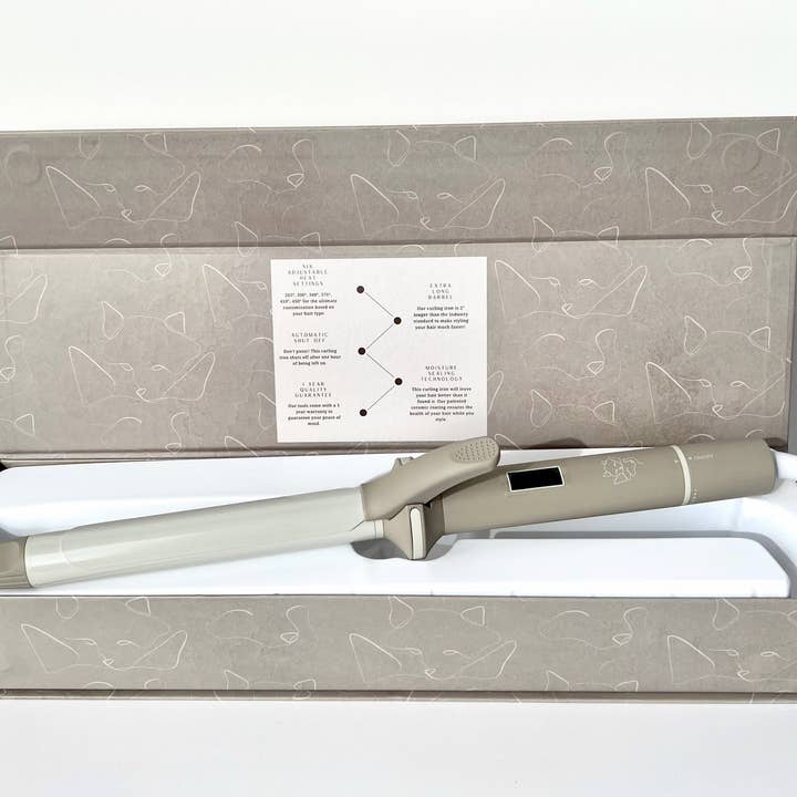 Kitsune Hair Co. - Wholesale Curling Iron/Wand - Extra Long Barrel Professional Curling Iron