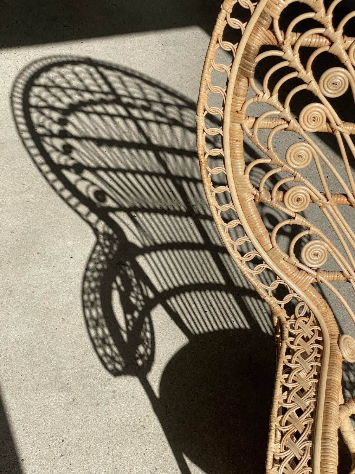 Office Objets - Wholesale Chair - Emmanuelle armchair in rattan with peacock patterns45