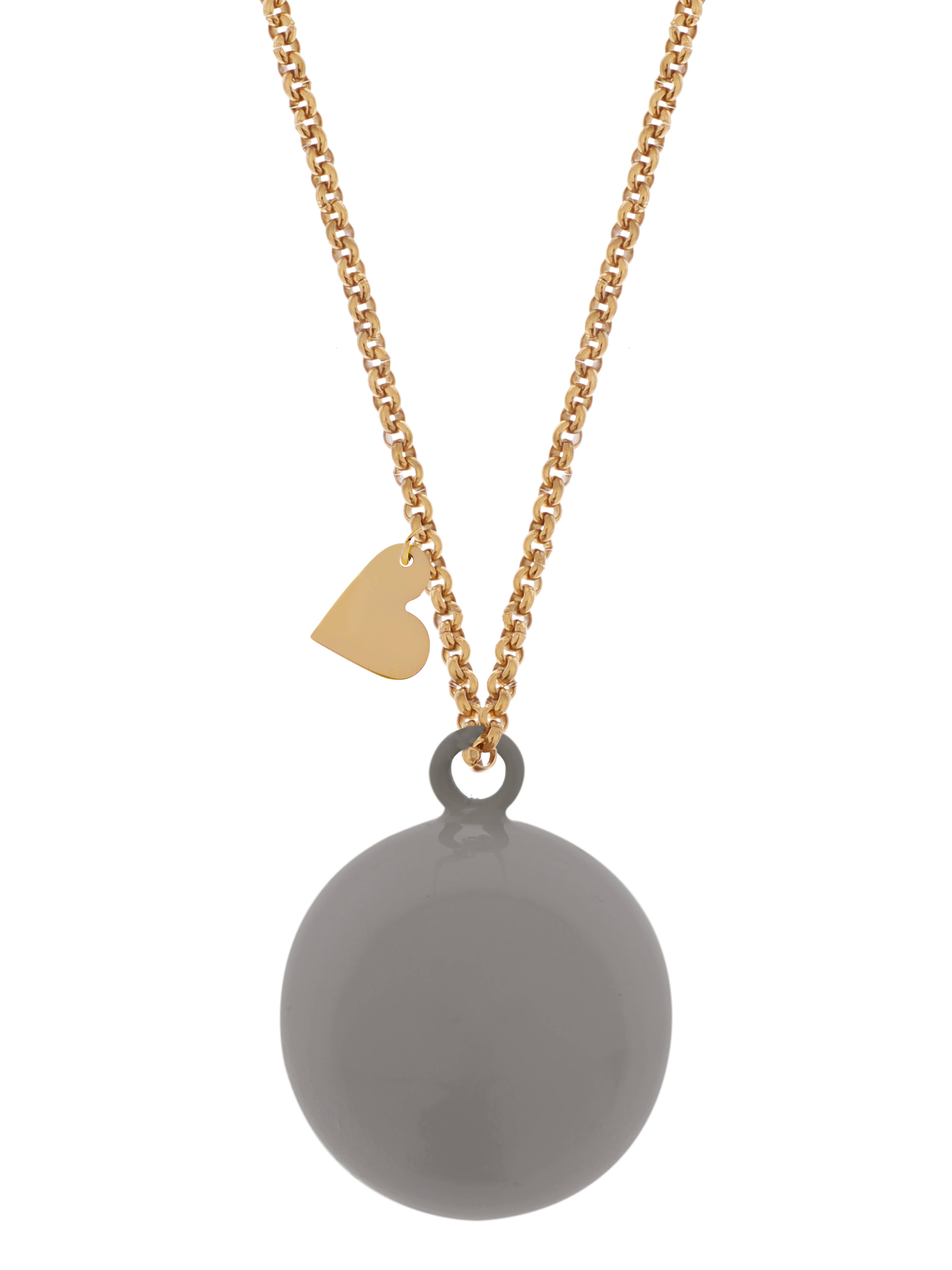 Proud MaMa - Wholesale Pendant/Charm Necklace - ID-595
Bola pregnancy necklace
Feline grey/mint ∅ 20 mm2