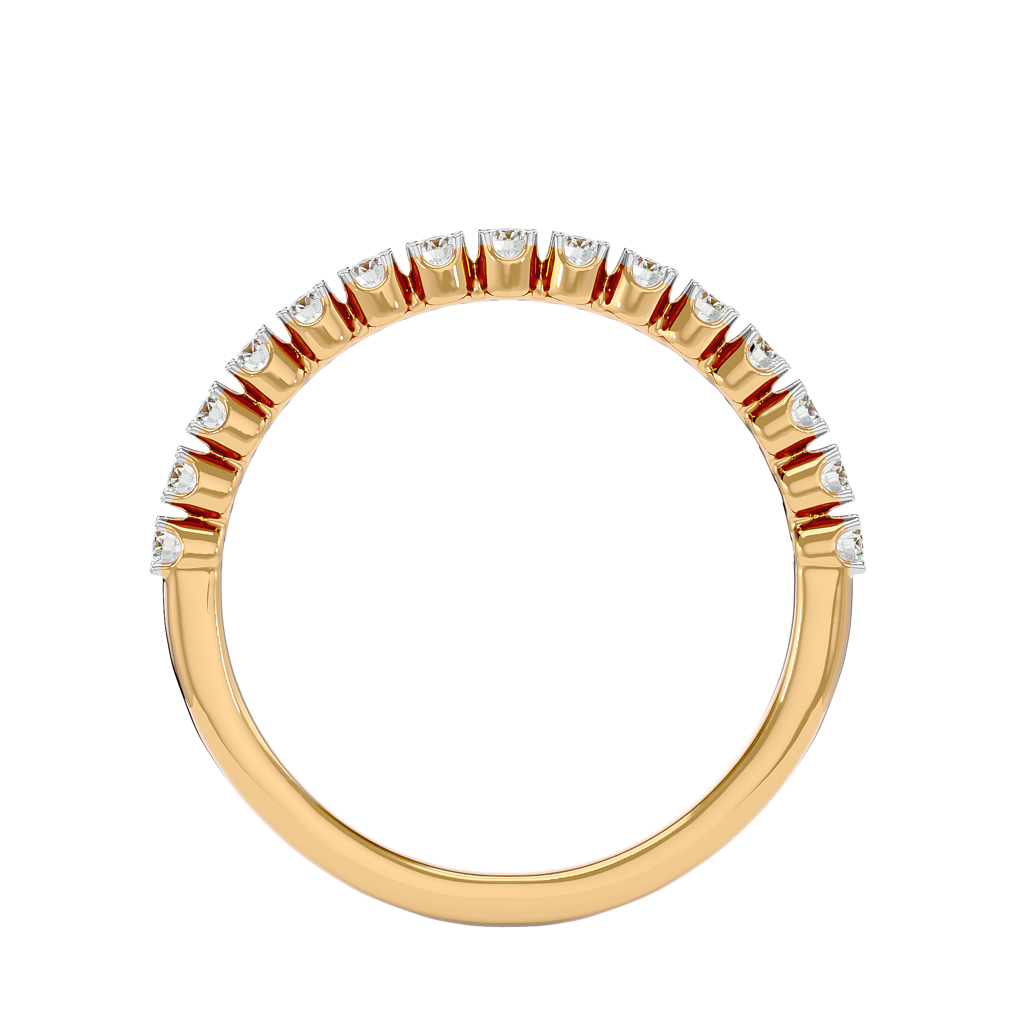 Aelra Joaillerie - Vendita all'ingrosso Anelli multipietra - Anello ALSACE con diamanti in oro massiccio 14K7