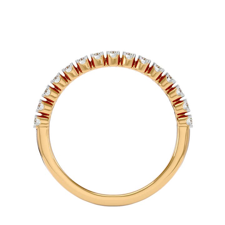 Aelra Joaillerie - Vendita all'ingrosso Anelli multipietra - Anello ALSACE con diamanti in oro massiccio 14K7