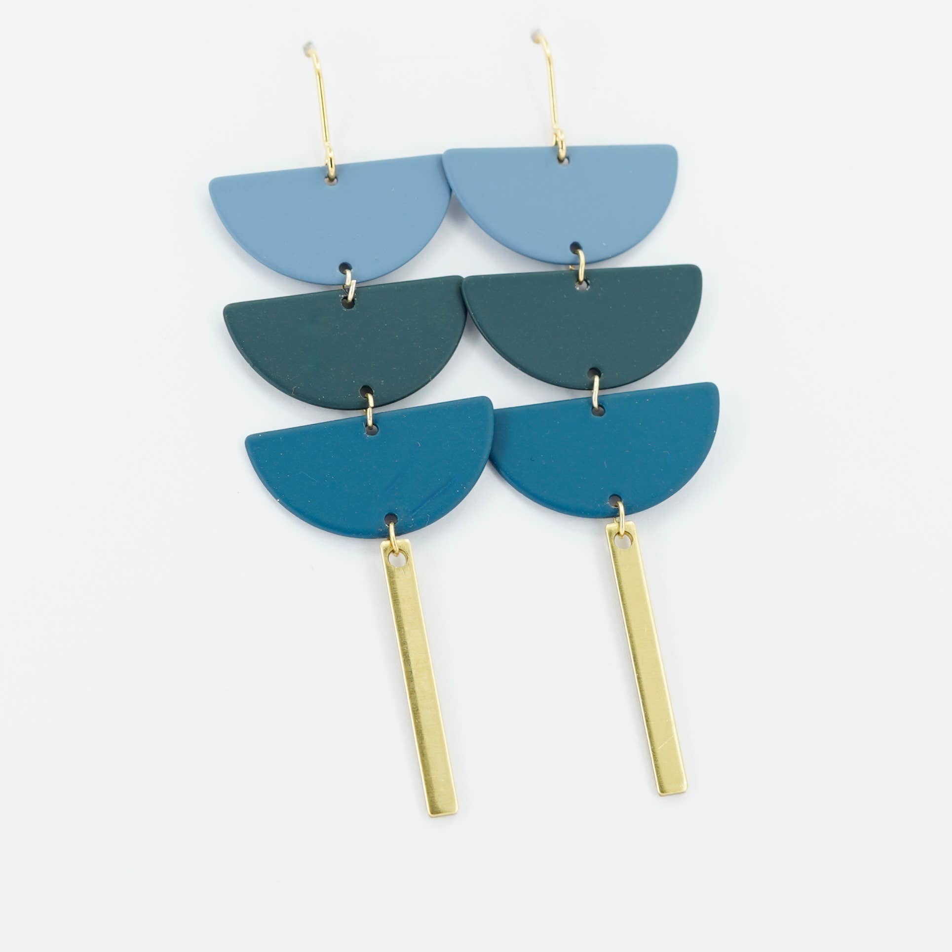 Copper Bee - Vendita all'ingrosso Orecchini pendenti - Orecchini pendenti a cerchio triplo semicerchio.2