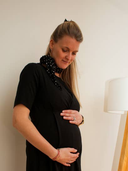 PREGNANCY DRESS - exists in 2 colors for wholesale by Madeleine & Marie