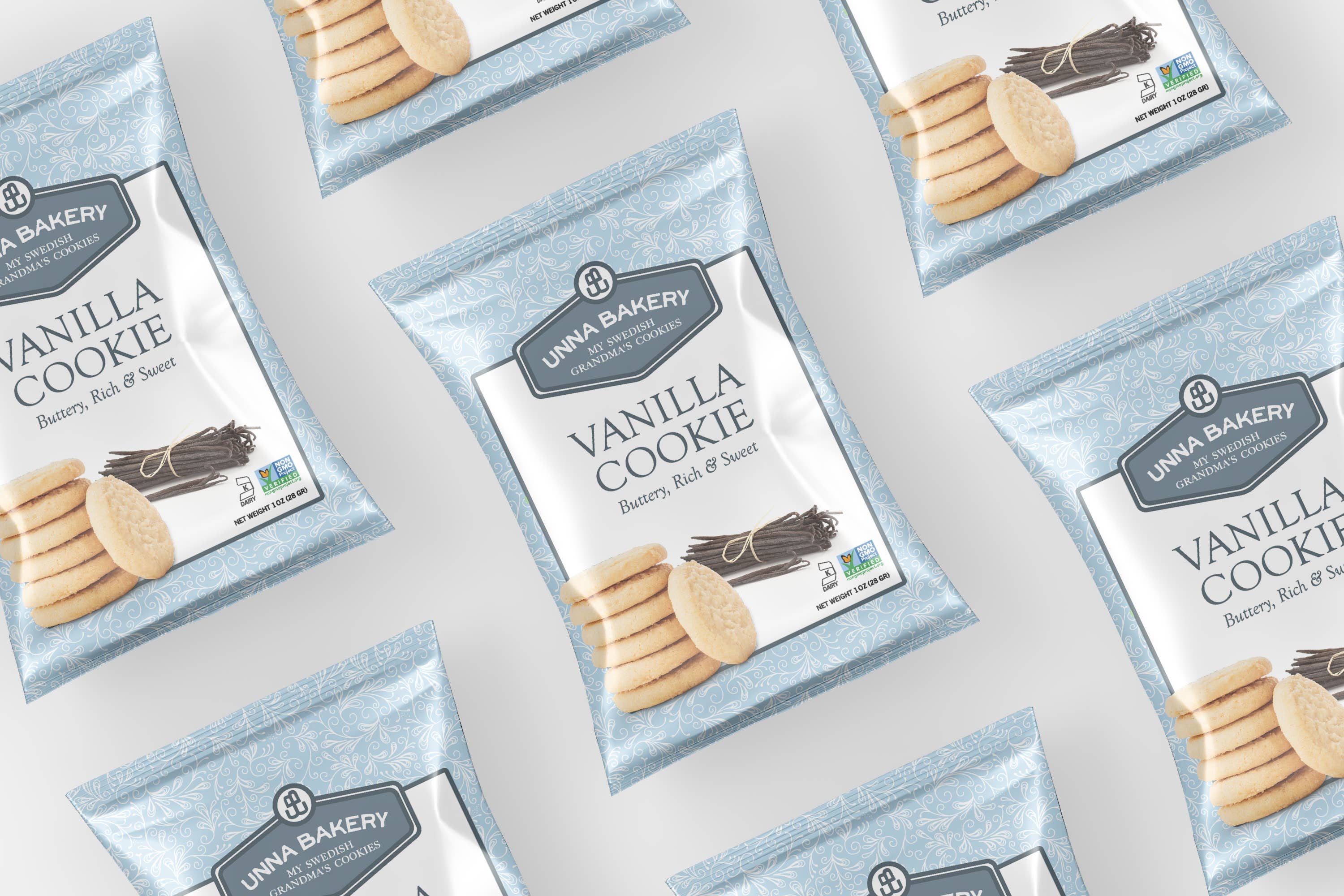 Unna Bakery – Cookie por atacado – Bolacha de Baunilha Dream, Snack Tamanho de Mordida - 1 oz2